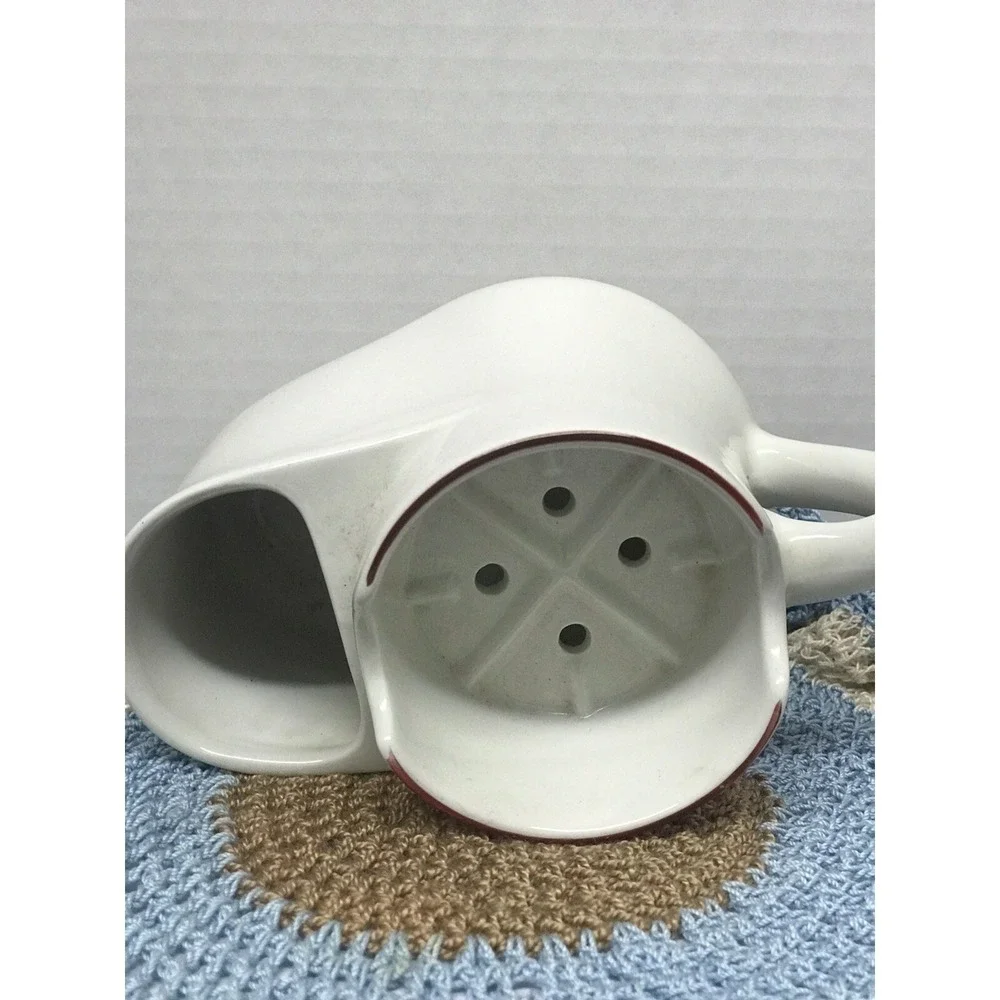 ROYAL CROWNFORD Ironstone Hero Everyday Mustache Razor Brush Cup‎ Holder England